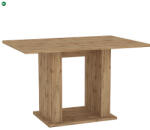 INTERMEBLE Modern Étkezőasztal Wotan Tölgy Színben. LOWA SMALL 120 cm