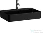 Laufen VAL SaphirKeramik 60x40 cm-es pultra ültethető mosdó, matt fekete H8122857161041 (H8122857161041)