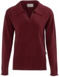 SoulCal Пуловер SoulCal Cal Women Long Sleeve Polo Jumper - Burgandy