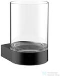 AREZZO design NORO üveg tartó pohár, fekete AR-2013300 (AR-2013300)