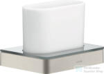 Hansgrohe AXOR UNIVERSAL SOFTSQUARE fogkefetartó pohár, rozsdamentes acél hatású 42834800 (42834800)