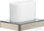 Hansgrohe AXOR UNIVERSAL SOFTSQUARE fogkefetartó pohár, szálcsiszolt nikkel 42834820 (42834820)