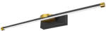 Masterled Santo 12W 4000K IP44 fekete/arany tükör feletti lámpa MasterLED (LEDM 5797)