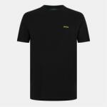 Boss Тениска Boss Mens BOSS GREEN T-Shirt with Logo Design Stretch Cotton - Black/Gold 002