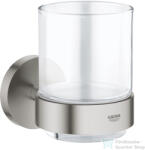 Grohe Essentials fali fogkefetartó pohár, Supersteel 40447DC1 (40447DC1)