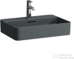 Laufen VAL SaphirKeramik 55x40 cm-es pultra ültethető mosdó, matt graphite H8122847581041 (H8122847581041)