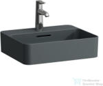 Laufen VAL SaphirKeramik 45x38 cm-es pultra ültethető mosdó, matt graphite H8122807581041 (H8122807581041)