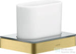Hansgrohe AXOR UNIVERSAL SOFTSQUARE fogkefetartó pohár, szálcsiszolt sárgaréz hatású 42834950 (42834950)