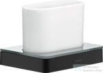Hansgrohe AXOR UNIVERSAL SOFTSQUARE fogkefetartó pohár, matt fekete 42834670 (42834670)