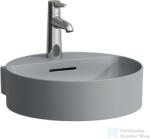 Laufen VAL 40x42 cm-es mosdó, alsó felülete csiszolt, matt graphite H8132817581041 (H8132817581041)