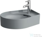 Laufen VAL 50x40 cm-es mosdó félig száraz zónával, illetve armatúrapaddal, matt graphite H8122817581041 (H8122817581041)