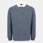 Jack Wills Блуза с яка Jack Wills Men's Cotton Long Sleeve Rugby Polo Shirt - Faded Indigo