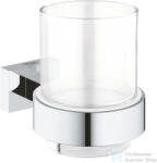 Grohe Essentials Cube fali fogkefetartó pohár, króm 40755001 (40755001)