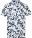 Firetrap Мъжка блуза с яка Firetrap All-Over Print Polo Top Mens - Ecru