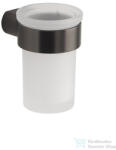 Sapho PIRENEI fogkefetartó, gun metal/tejüveg (PI1081) (PI1081) - furdoszoba-szaniter