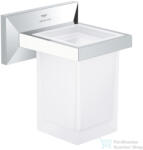 Grohe ALLURE BRILLANT fali pohártartó üveg pohárral, króm 40893000 (40893000)