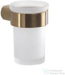 Sapho PIRENEI fogkefetartó, matt arany/tejüveg (PI1088) (PI1088) - furdoszoba-szaniter
