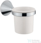 Bugnatese ORION fali pohártartó fehér kerámiával, króm 33802CR (33802CR)