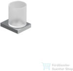 Kludi VELA C fali pohártartó üveg pohárral, króm 3197505 (3197505)