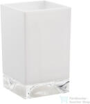 Laufen Kartell By Laufen Boxy fogmosó pohár, Áttetsző fehér H3823300900001 (H3823300900001)