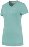 K Swiss Дамска тениска K Swiss KS Hypercourt V-Neck T-Shirt Womens - Nile Blue