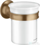 Hansgrohe AXOR MONTREUX fali fogkefetartó pohár, szálcsiszolt bronz 42134140 (42134140)