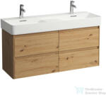 Laufen BASE 2.0 117x40 cm-es, 4 fiókos alsószekrény VAL H814282 mosdóhoz, vad tölgy H4114241082671 (H4114241082671)