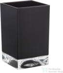 Laufen Kartell By Laufen Boxy fogmosó pohár, Áttetsző fekete H3823300910001 (H3823300910001)
