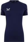 Castore Дамска тениска Castore AMC Performance T-Shirt Womens - Navy/White