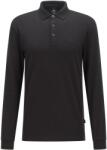 Boss Блуза с яка Boss Men's HBB Pado 30 Long-Sleeve Polo Shirt Iconic Logo Embroidered - Black 001