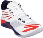 Skechers Мъжки баскетболни кецове Skechers Reign Basketball Trainers Mens - White/Red