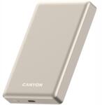 CANYON Powerbank 10000 mAh Pd 20W slim Magsafe Canyon OnPower 510 bézs (CNS-CPB510BE)