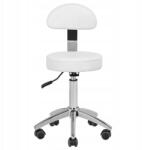 ACTIVESHOP Kozmetikai szék AM-304 fehér (5906717401312)