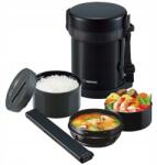 Zojirushi Ételtermosz 3 Tárolóval Zojirushi SL-GH18-BA, ideális utazáshoz (SL-GH18-BA)