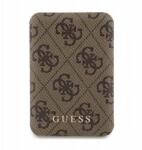 GUESS 4G Power Bank indukciós 5000 mAh 15W MagSafe (barna) (3666339210588)