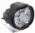  2 db Univerzális, vízálló motorkerékpár reflektor kapcsolóval