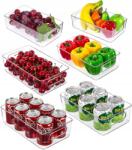  Hűtőszervező Tartályok 3 Méretben 6 Darabos Szett