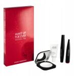 Make Up For Ever szett: szempillaspirál, rúzs, púder, alapozó