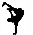  Autós matrica beakdance hiphop 10cm x 15cm