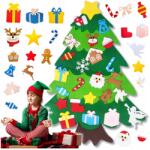 Korbi Filc Karácsonyfa Diy Díszekkel Gyerekeknek Kreatív Karácsonyi Ajándék Szett (Korbi CHOINKA FILCOWA Z OZDOBAMI DIY)