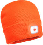 Portwest Sapka újratölthető LED lámpával - narancs (POR-B029ORR)