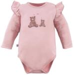 Eevi Hearts&Bears rózsaszín hosszú ujjú body - 74