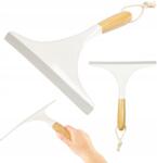 Rodeno Vízhúzó Kabinokhoz, Üvegekhez, Tükrökhöz, Fehér, Bambusz Fogantyús, Felakasztható (ROD8806) Ablaktisztító