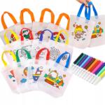  Gyerek Kézitáska Önfestéshez 12db 12Flamaszter (23434)