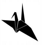  Autós matrica hattyú origami