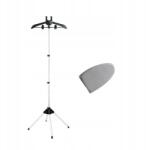  Kézi ruhagőzölő állvány Állítható, fekete (YFDZ075)