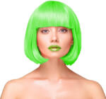 PartyPal Paróka, rövid, egyenes, neon zöld