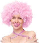PartyPal Party paróka, afro, világos pink