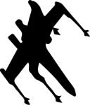  Autós matrica űrhajó 6y 11 x 15cm