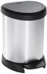 Keter Szemetes kuka Curver® DECO BIN 05L, ezüst/fekete (ST2211241)